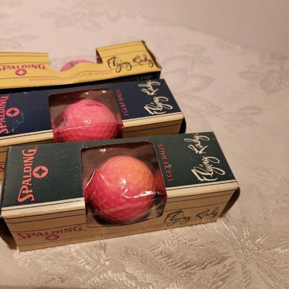 Spalding Games Spalding Flying Lady Golf Balls 3 Sleeves 3 Balls
